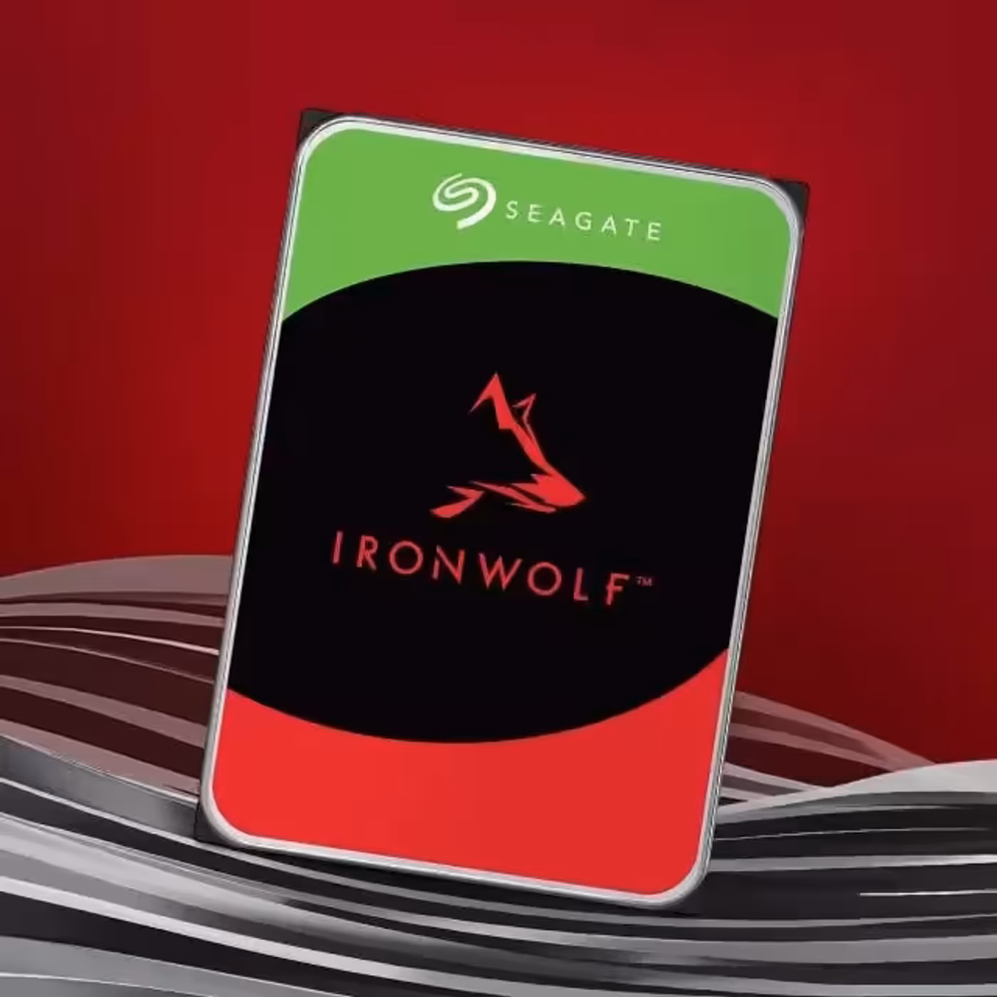 Energy-efficient Seagate IronWolf 2TB NAS hard drive for low power continuous workloads
