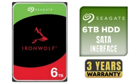 Seagate Ironwolf ST6000VN006 6TB NAS HDD — 256MB Cache | Evetech
