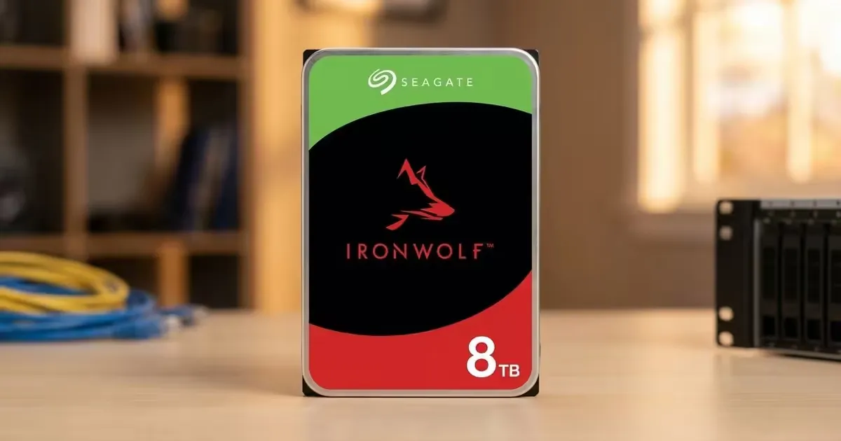 Seagate IronWolf ST8000VN004 8TB NAS HDD — 7200 RPM, 256MB | Evetech