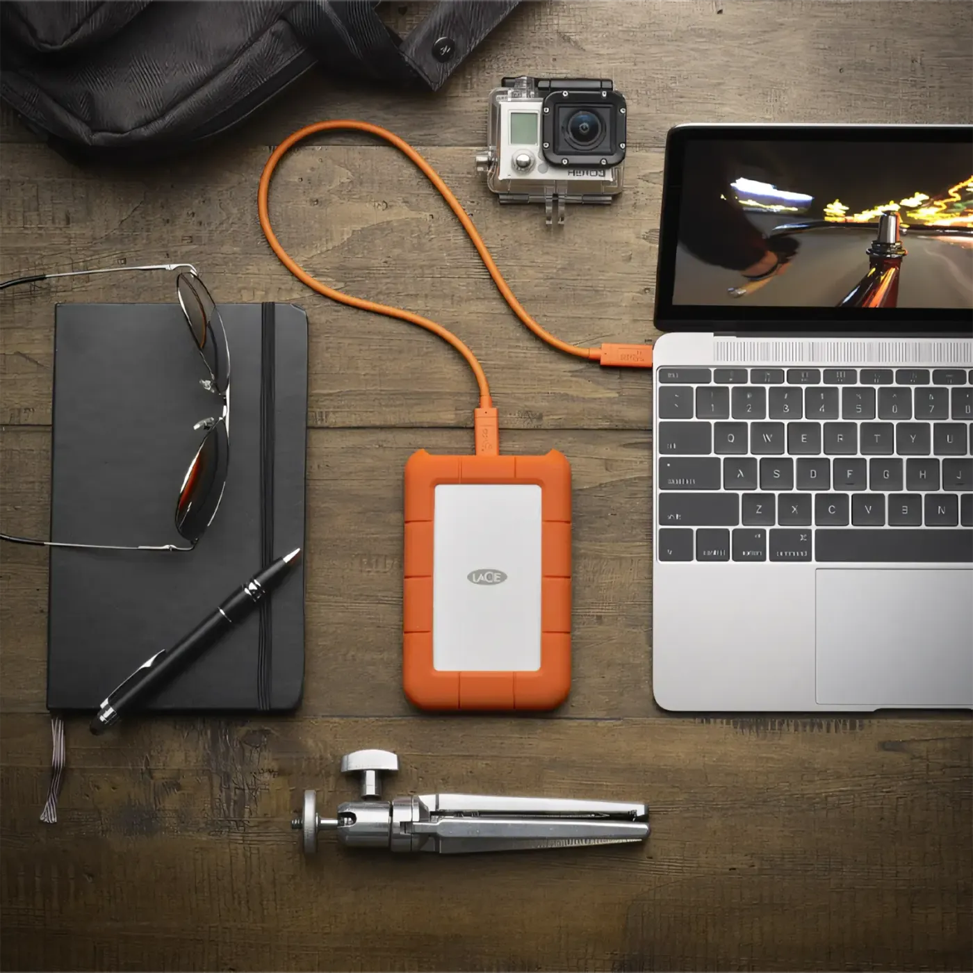 Seagate LaCie Rugged USB-C 5TB External Drive — Durable, Fast