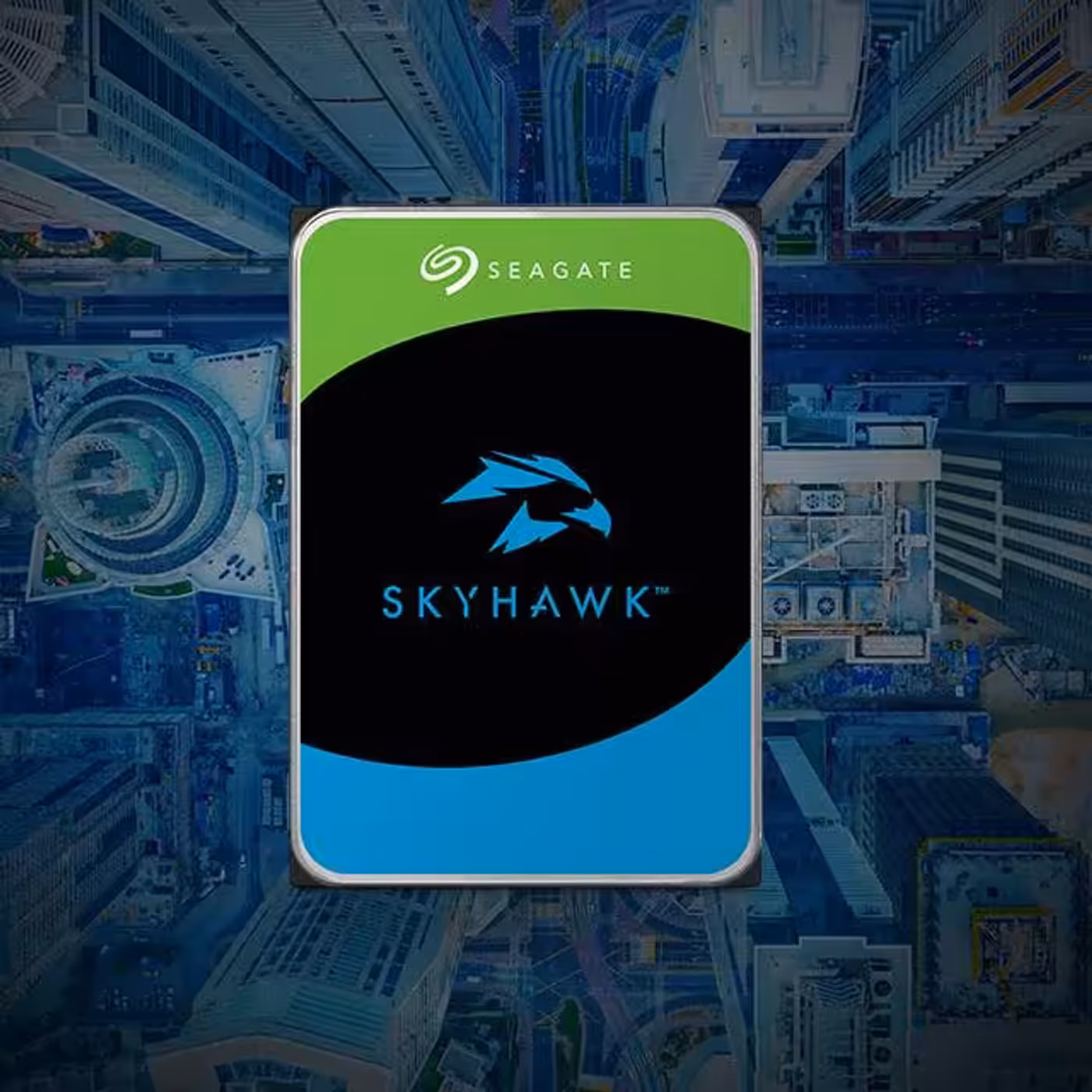 SkyHawk hard drive optimized for continuous 24/7 recording systems