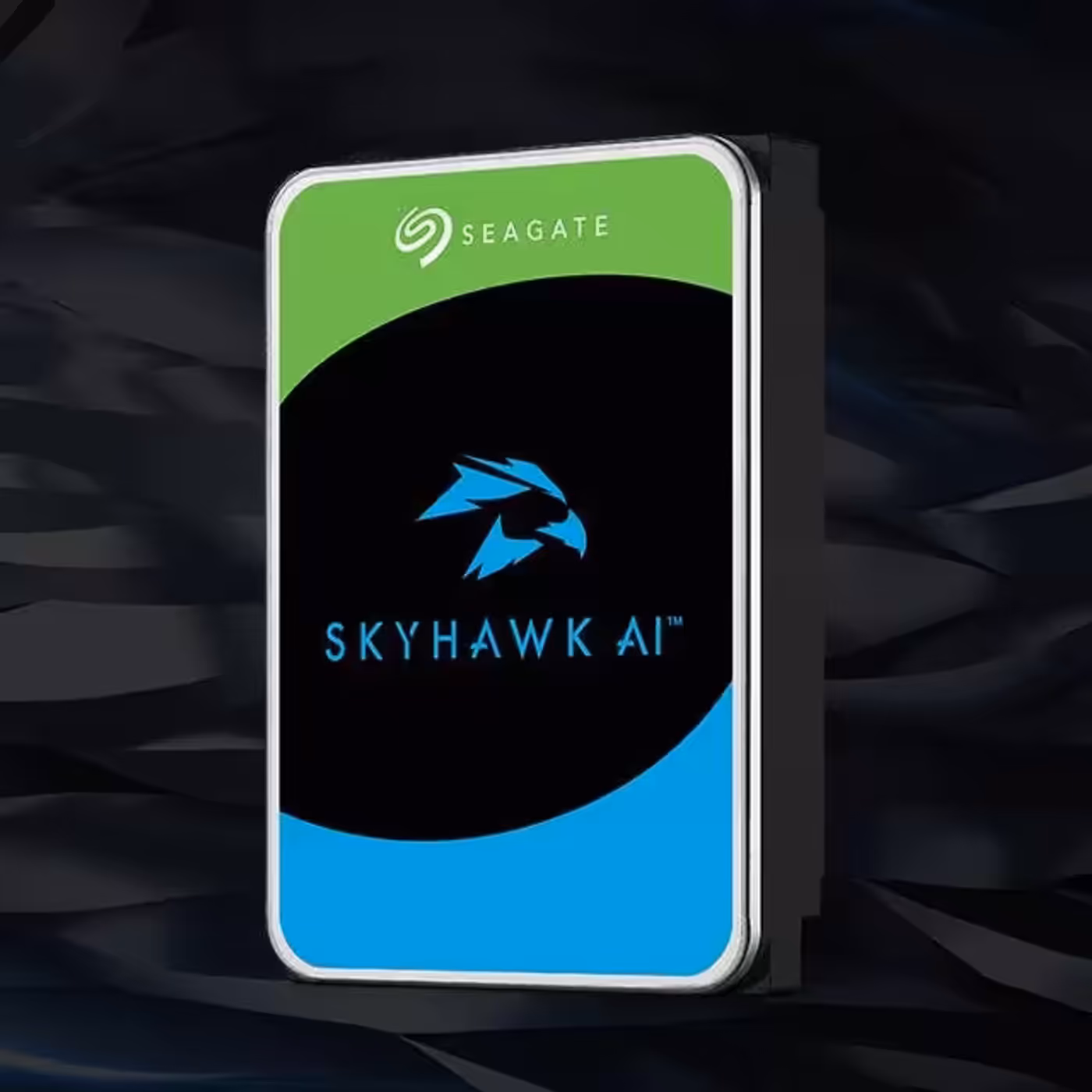 Reliable SkyHawk AI hard drive for continuous surveillance and AI operations