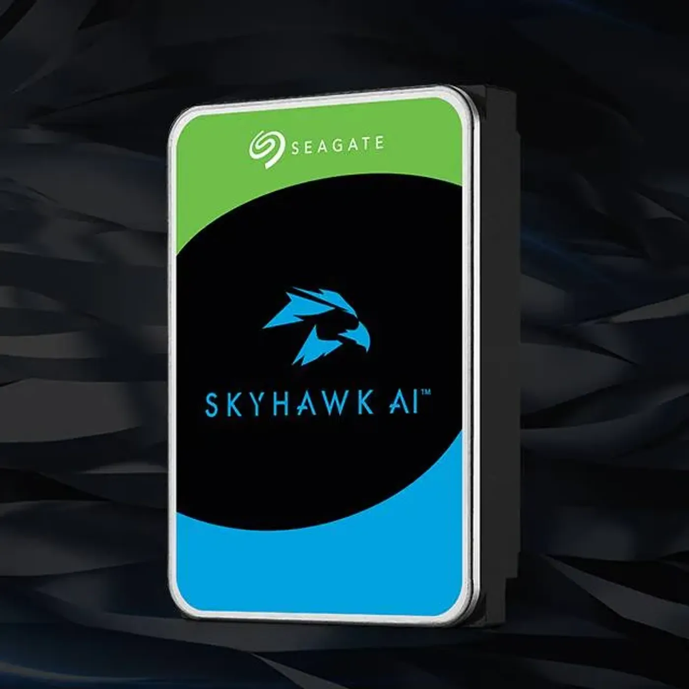 Reliable SkyHawk AI hard drive for continuous surveillance and AI operations