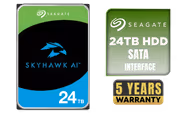 SEAGATE SkyHawk AI 24TB 7200RPM SATA Surveillance HDD - image 1