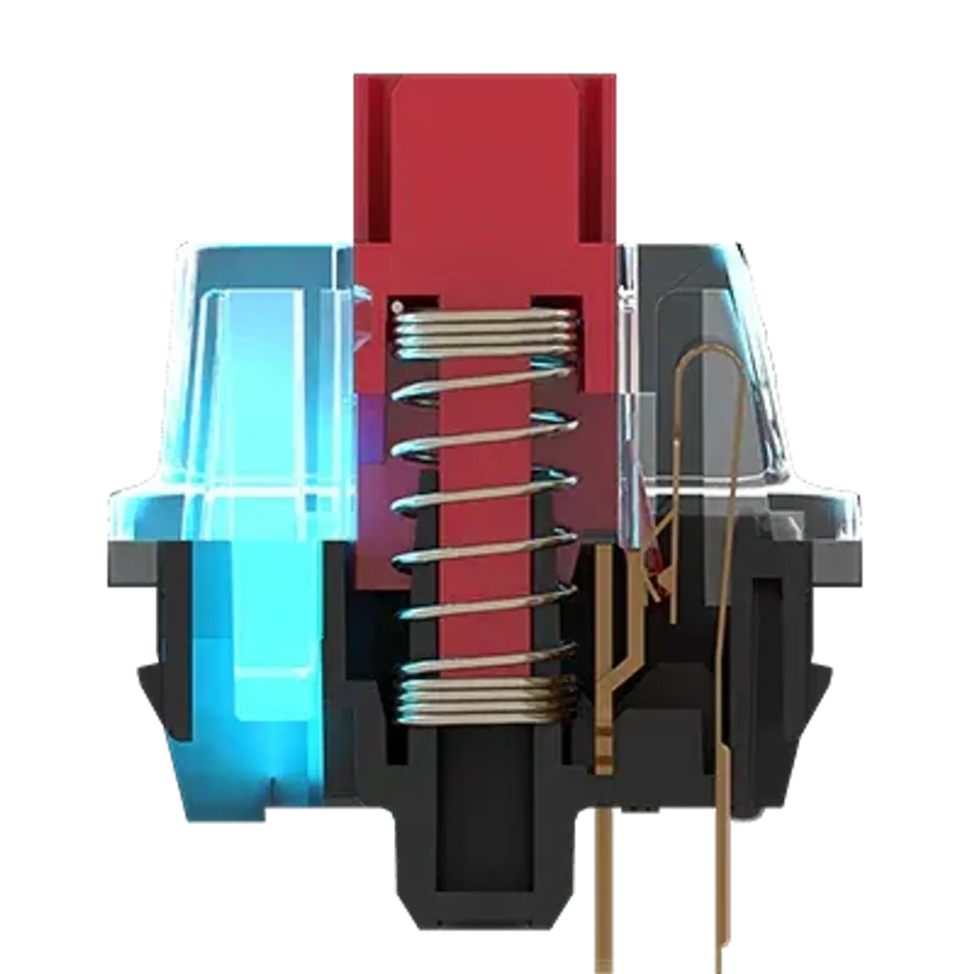 TII MECHANICAL Red linear switch for fast-paced gaming performance