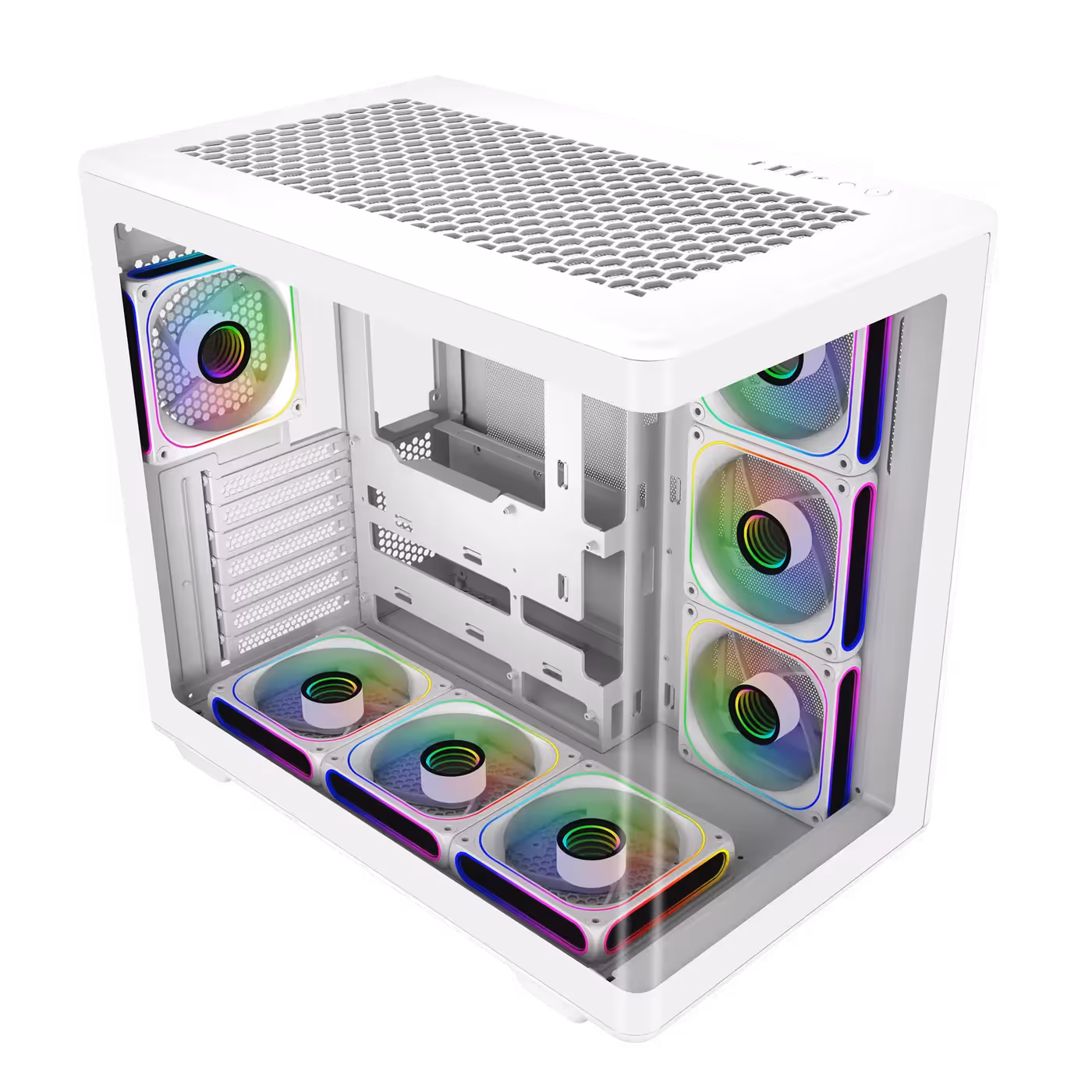 Cooler Master Elite 600 Mid-Tower ATX Case in white