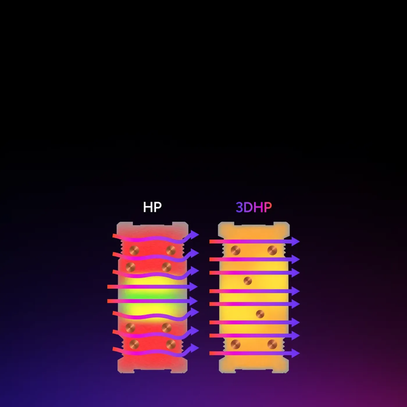 Hyper 212 cooling module illustrating quieter and more efficient airflow performance