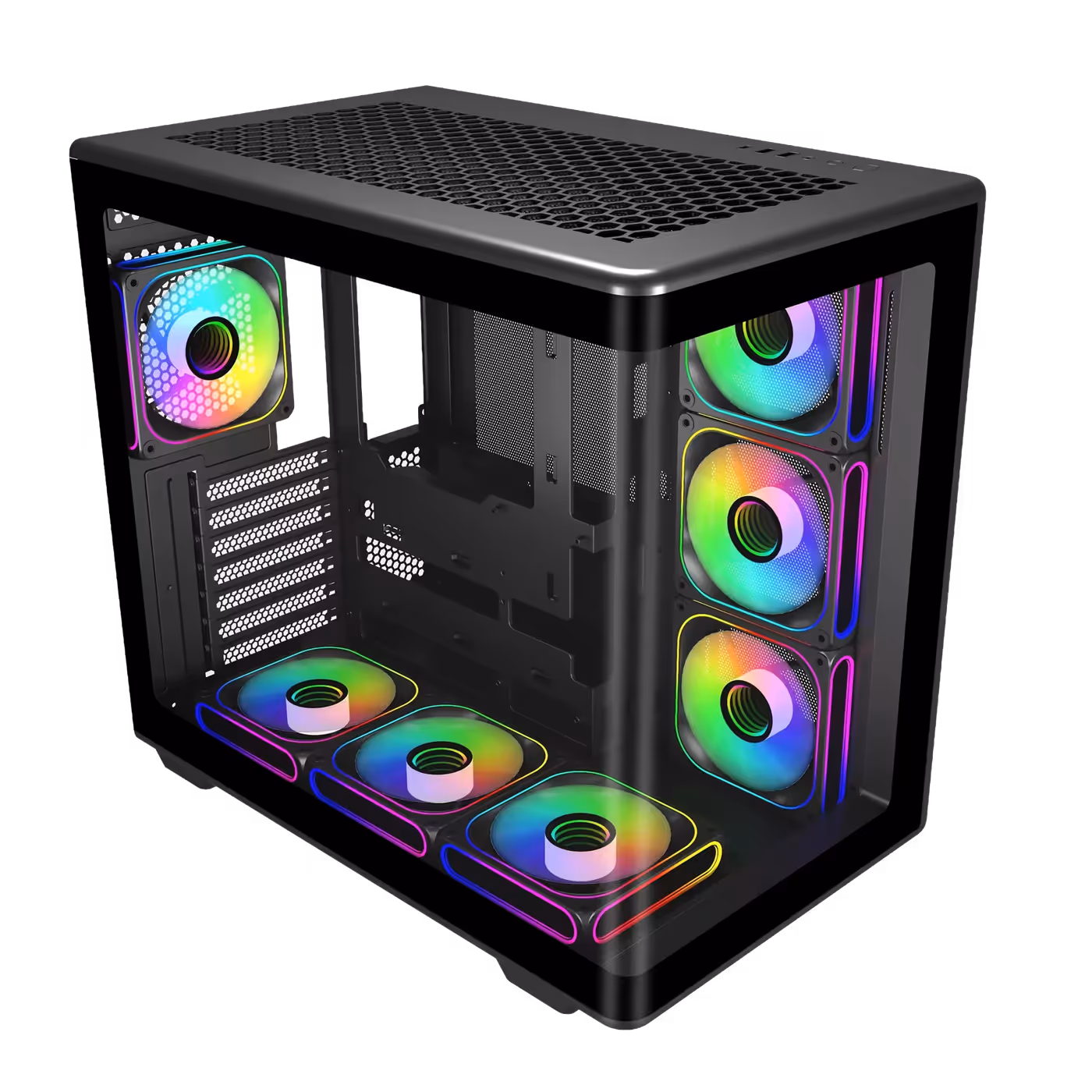 Cooler Master Elite 600 Mid-Tower ATX Case in black