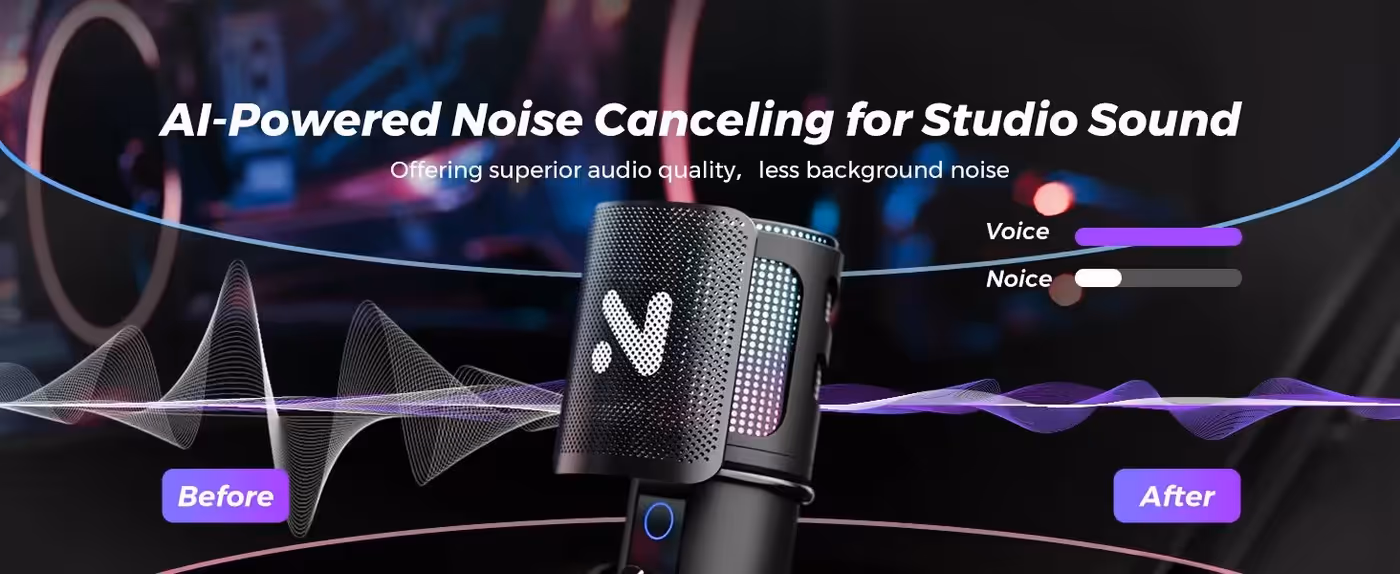 Cardioid pickup pattern illustrated in front of the AM30U microphone