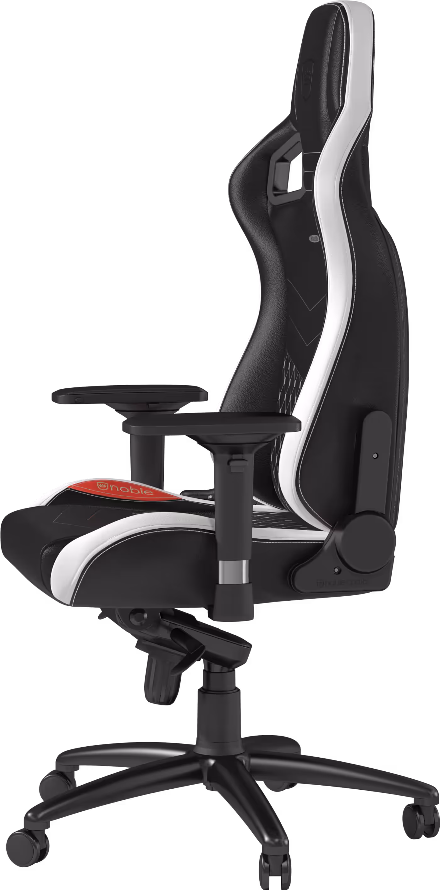 Detail shot showing the high-quality material finishes available for the chair.