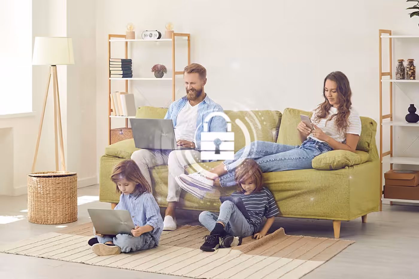 RT-AX59U provides complete home network security to protect all your connected devices.