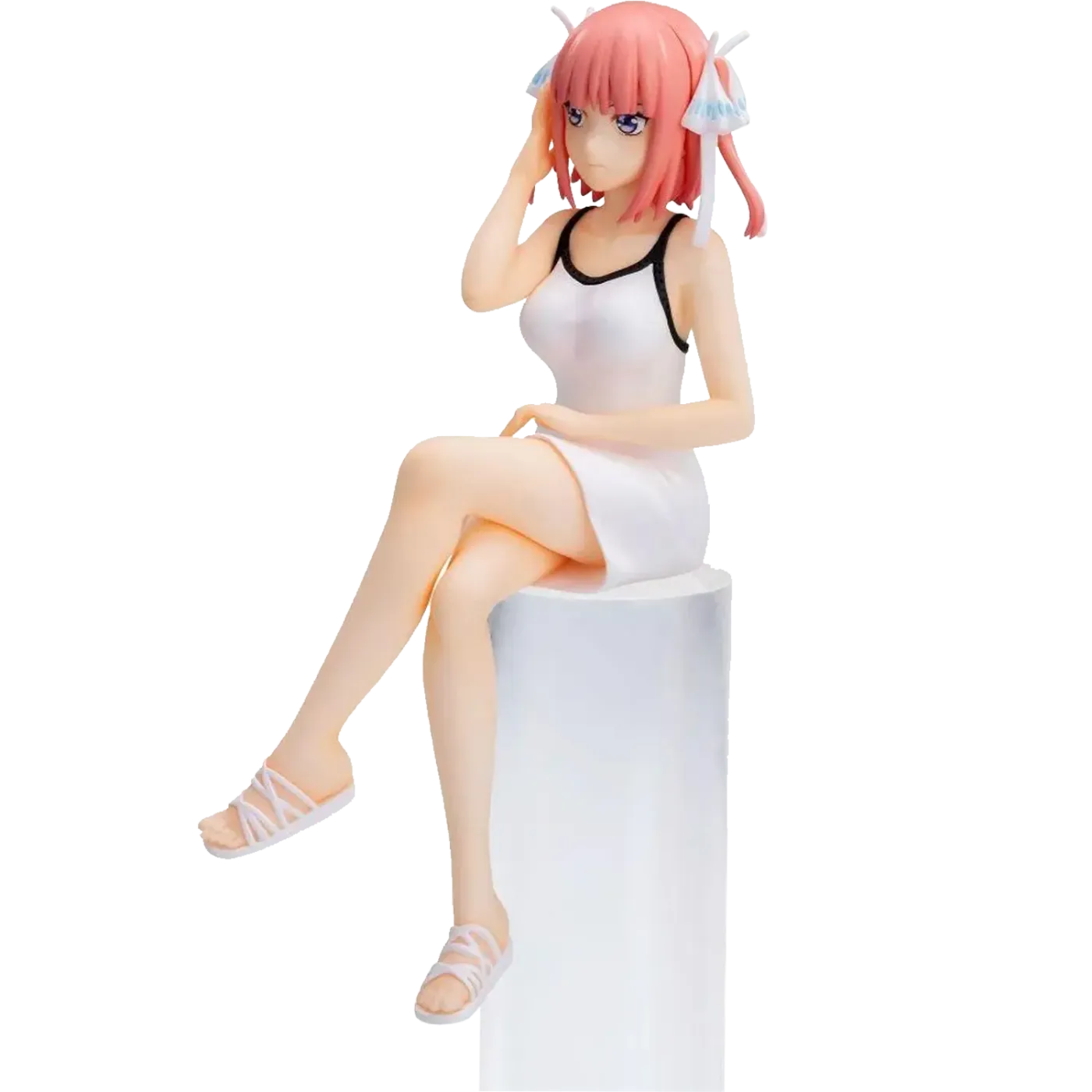 SEGA Nino Nakano Perching Series figure in a seated pose, front view