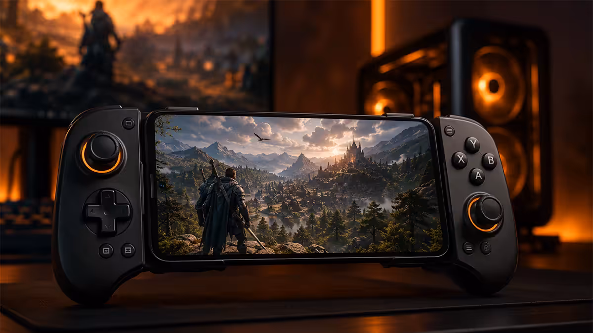 Game streaming to a phone