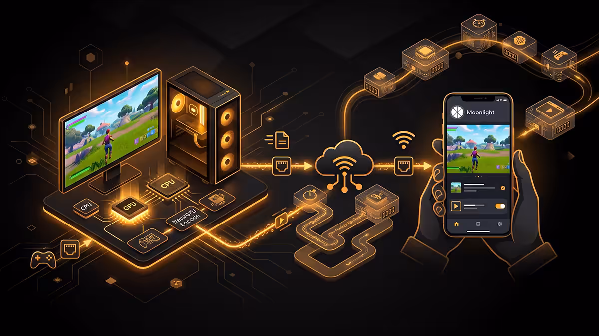 Game streaming latency chain