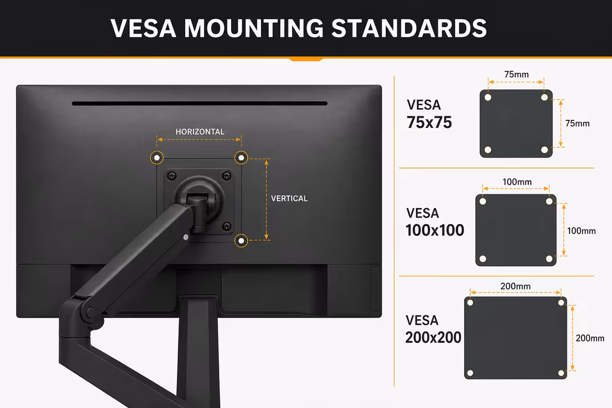 VESA standards - the four bolt holes that matter