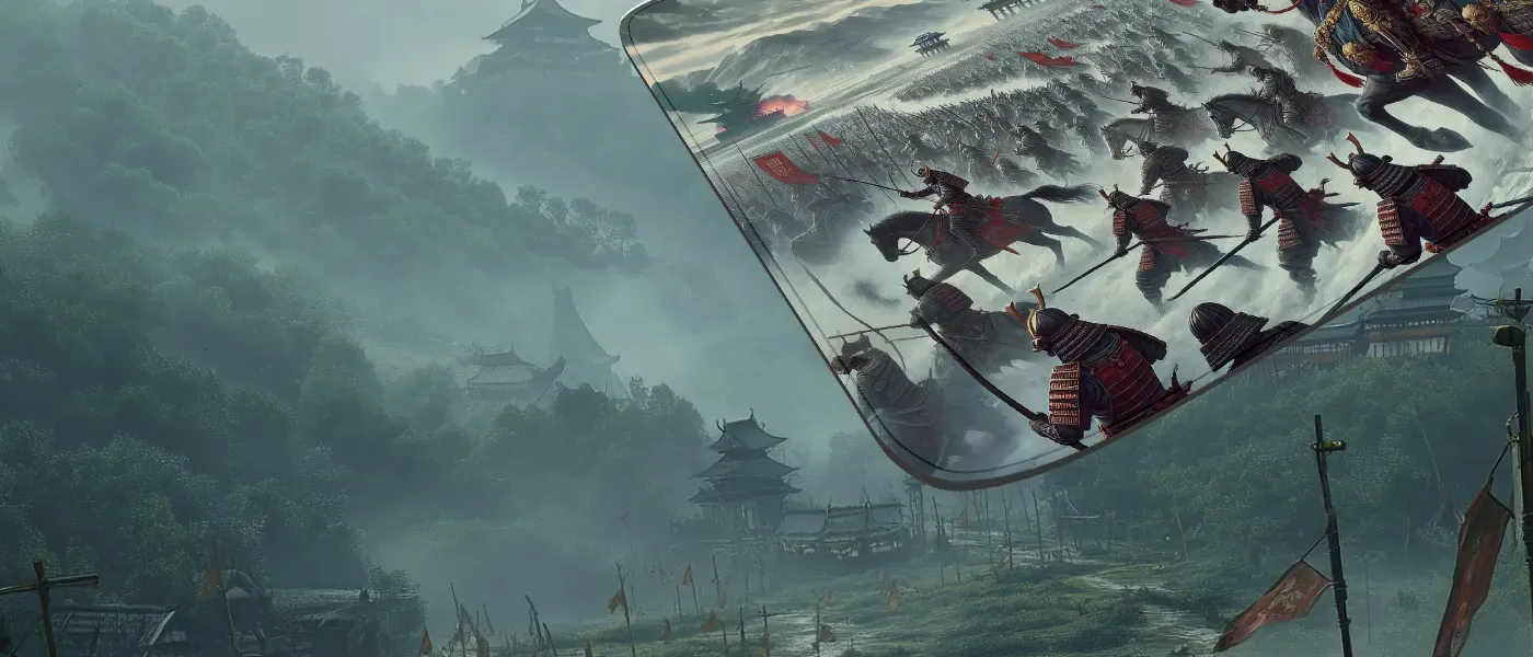 Close view of the Shogun mousepad surface texture and stitched edge