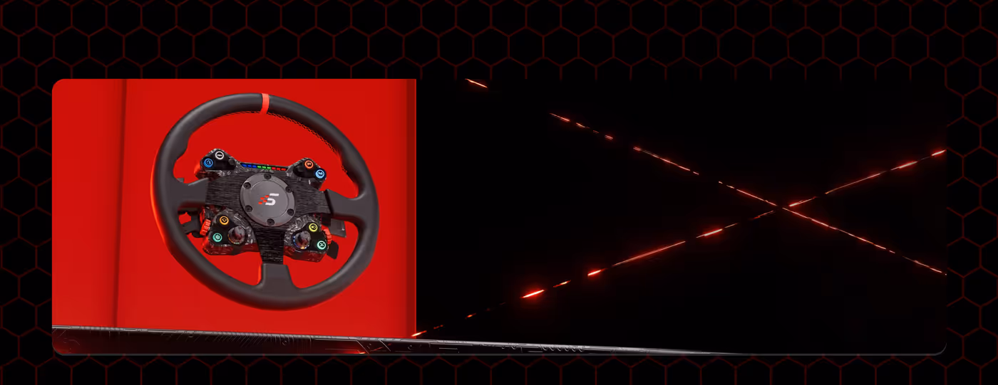 NEO X-330R round wheel featuring a rigid frame for rally and drift driving