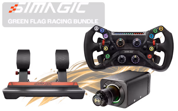 Simagic Green Flag Racing Bundle | Direct Drive Simulator - image 1 Simagic Green Flag Racing Bundle | Direct Drive Simulator - image 1
