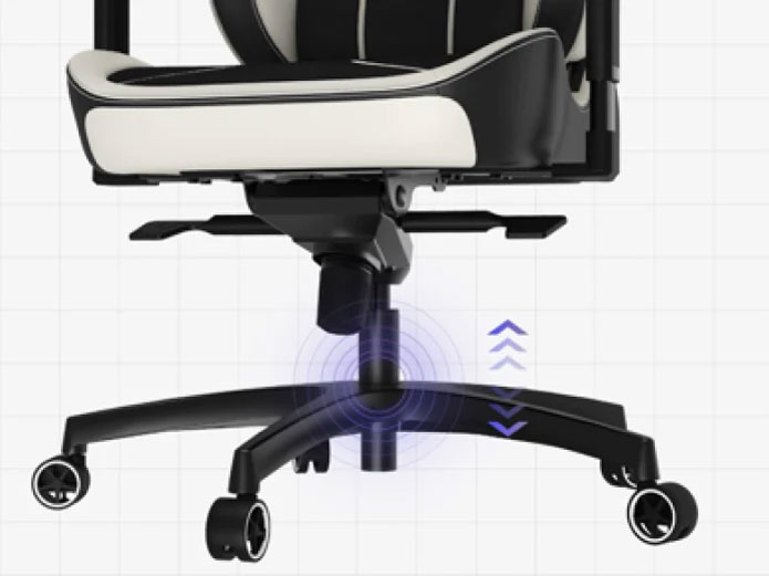 Adjustable Seat Height of Vertagear PL4800 Gaming Chair