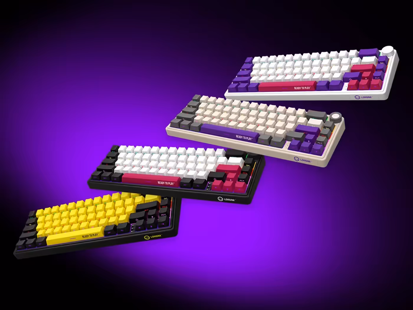 The four KBP70MW Pro colour variations side by side