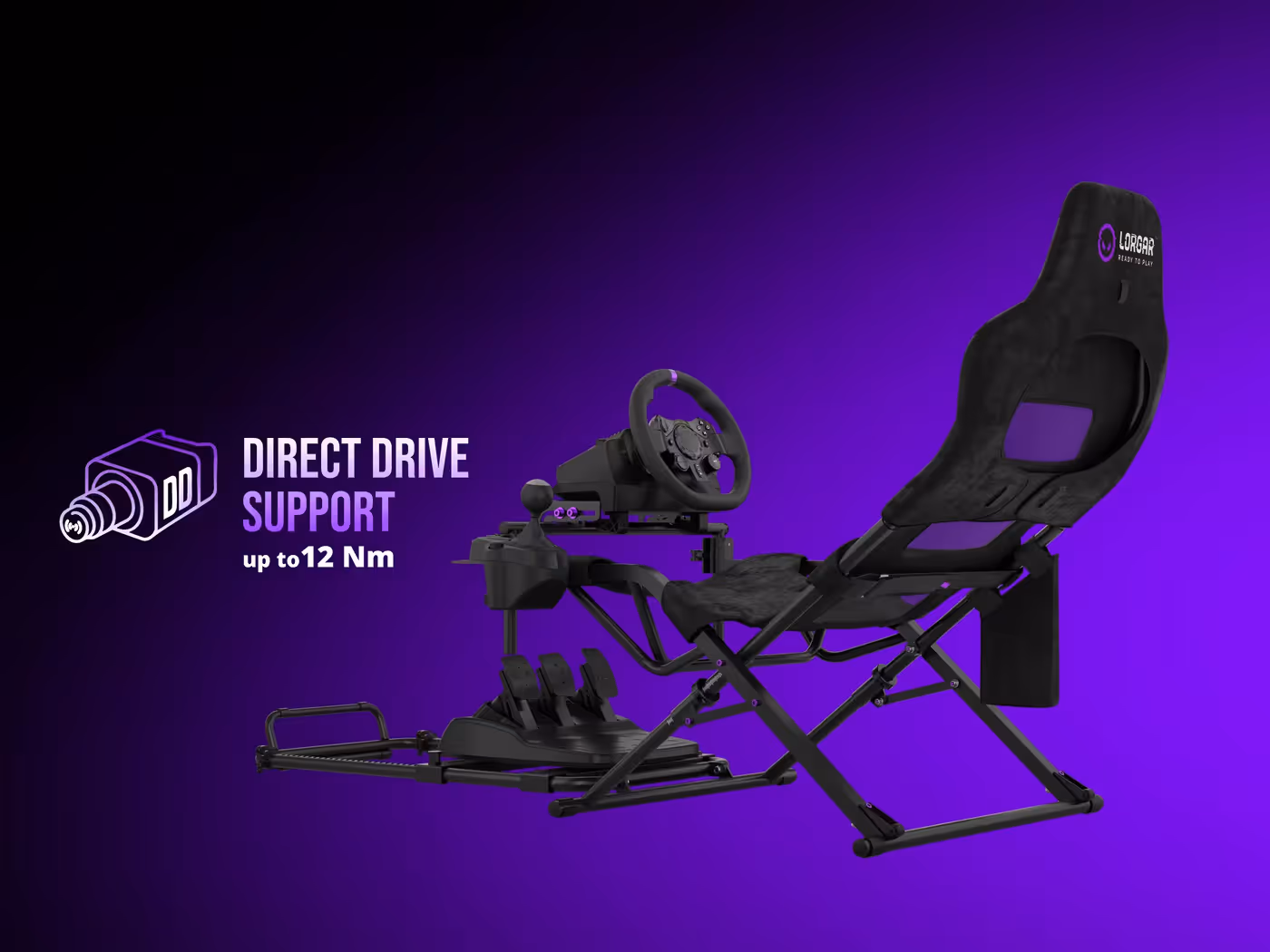 Reinforced wheel mount supporting high-torque direct drive wheelbases
