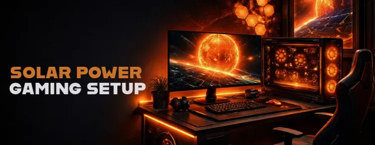 Solar-powered gaming setup South Africa | Eco-friendly gaming rigs