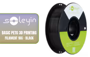 Soleyin Basic PETG 3D Printing Filament 1kg - Black