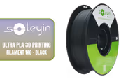 Soleyin Ultra PLA 3D Printing Filament 1kg - Black