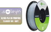 Soleyin Ultra PLA 3D Printing Filament 1kg - Grey