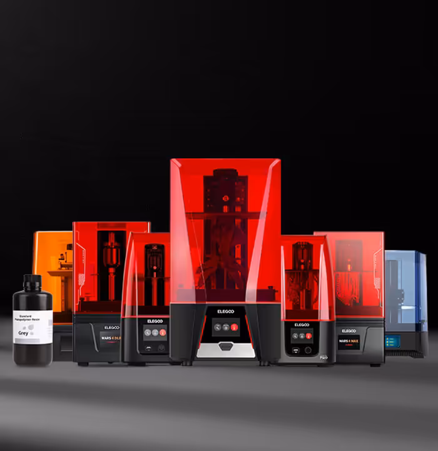 ELEGOO Standard Resin demonstrating broad compatibility with 3D printers