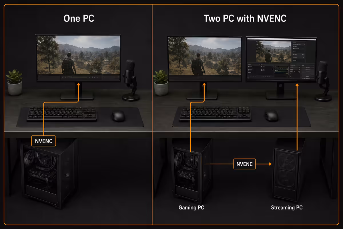 One PC or two? The NVENC AV1 reality