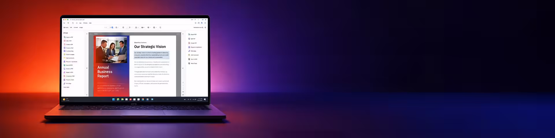 Business laptop with built-in 5G and LTE mobile broadband