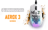 SteelSeries Aerox 3 Snow Gaming Mouse | 57g Lightweight - image 1