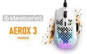SteelSeries Aerox 3 Snow Gaming Mouse | 57g Lightweight - image 1