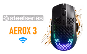 SteelSeries Aerox 3 Wireless RGB Gaming Mouse - Image 1