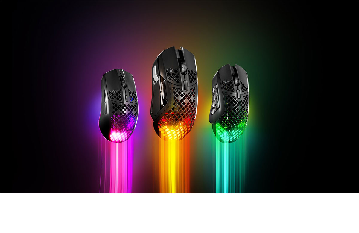 Aerox 5 Wireless Gaming Mouse - Grip Styles