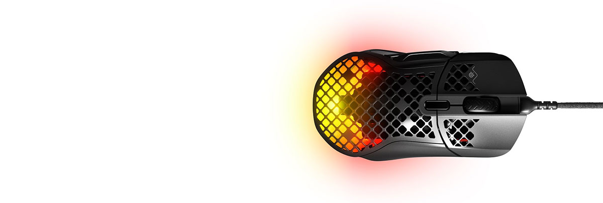 PrismSync RGB Lighting Features on Aerox 5