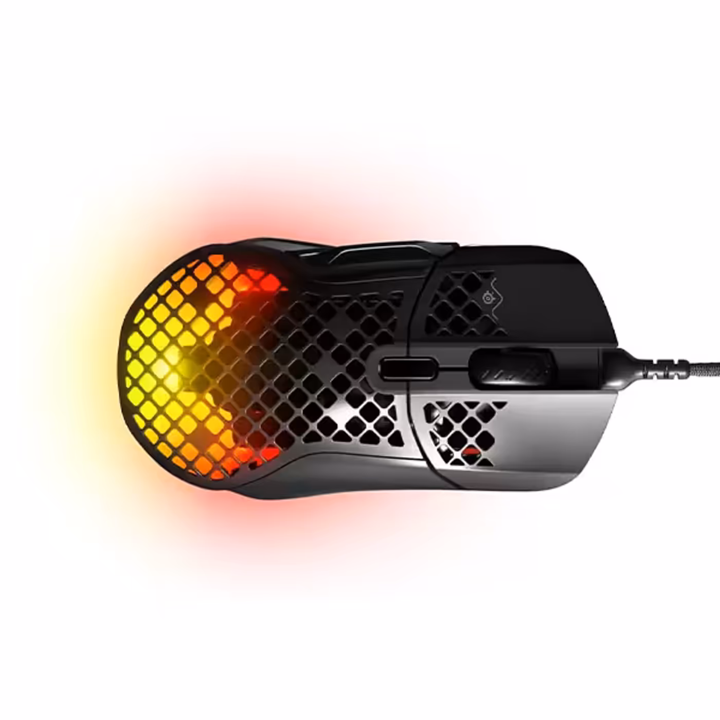 SteelSeries Aerox 5 Wireless Gaming Mouse with PrismSync RGB lighting