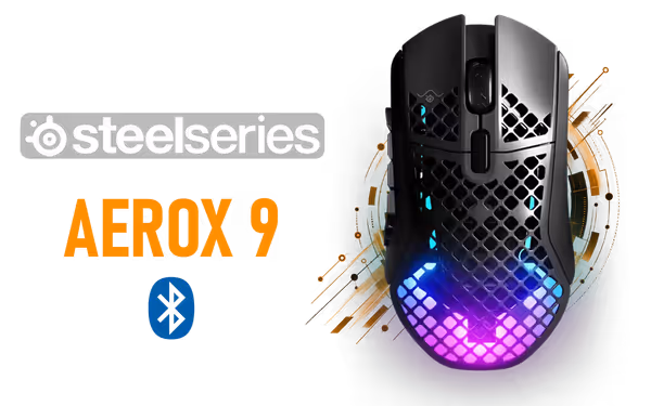 SteelSeries Aerox 9 Wireless Gaming Mouse with 18 Buttons - image 1 SteelSeries Aerox 9 Wireless Gaming Mouse with 18 Buttons - image 1