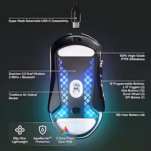 SteelSeries Aerox 9 Wireless Gaming Mouse with 18 Buttons - image 8