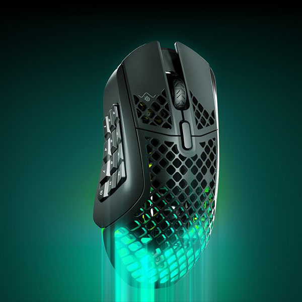SteelSeries Aerox 9 Wireless Gaming Mouse with 18 Buttons | Evetech