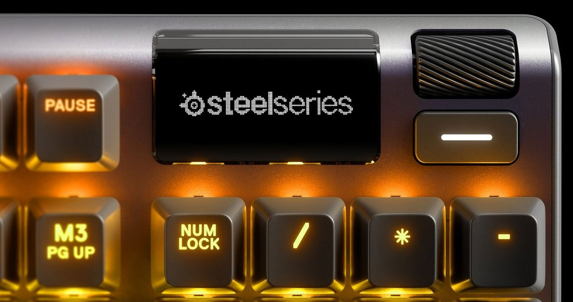 Steelseries APEX 5 Keyboard with multimedia controls