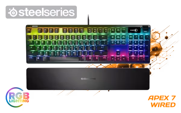 SteelSeries Apex 7 RGB Mechanical Keyboard (SS64636) - image 1 SteelSeries Apex 7 RGB Mechanical Keyboard (SS64636) - image 1