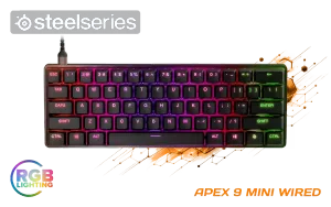 SteelSeries Apex 9 Mini RGB Gaming Keyboard - Image 1