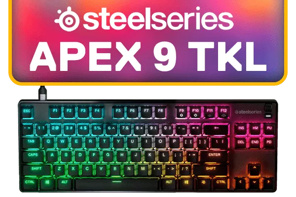 Steelseries Apex 9 TKL RGB Gaming Keyboard