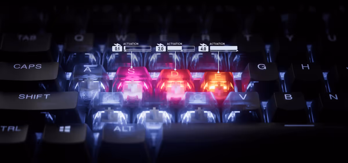 SteelSeries Apex Pro Gen 3 RGB Mechanical Gaming Keyboard displayed in desktop view