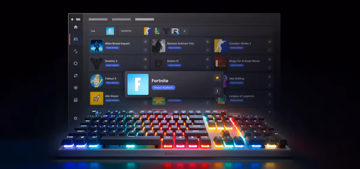 Rapid Tap feature of SteelSeries Apex Pro Gen 3 Keyboard shown in close-up product shot