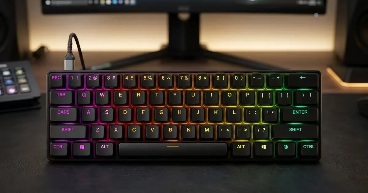 SteelSeries Apex Pro Mini 60% – Adjustable Actuation, RGB | Evetech