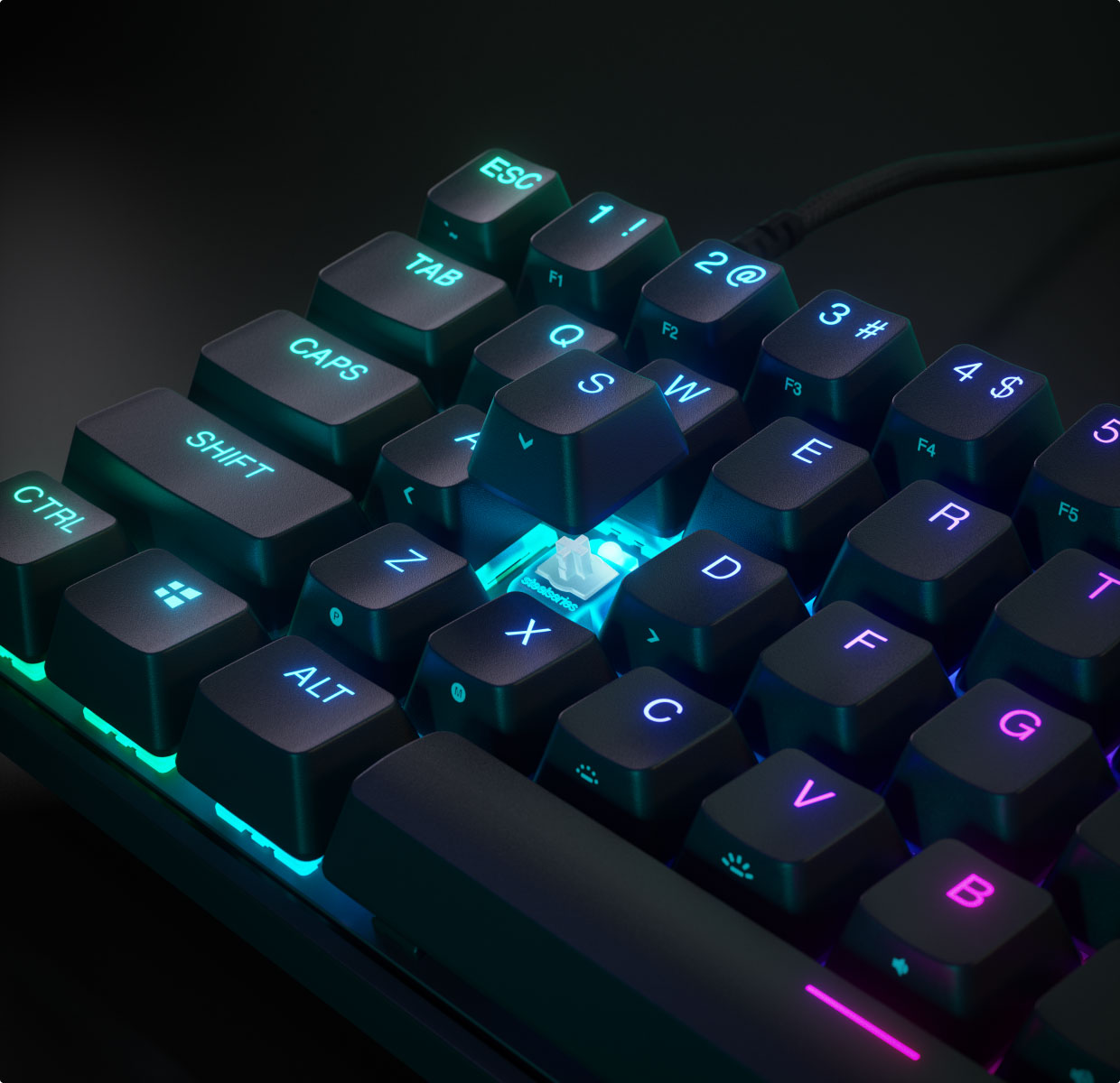 SteelSeries Apex Pro Mini Wireless – Adjustable Actuation 60