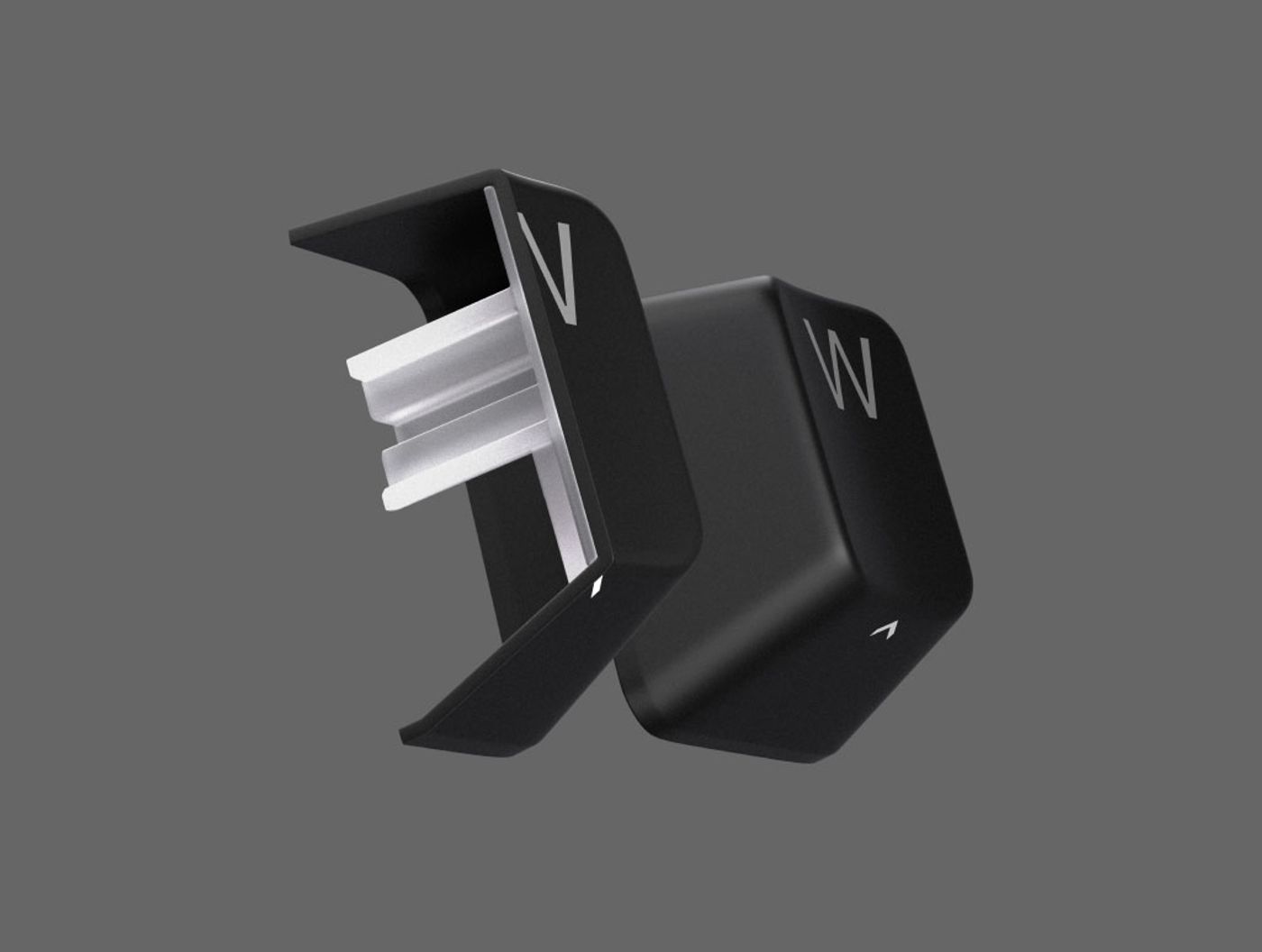 High-quality textured double shot PBT keycaps